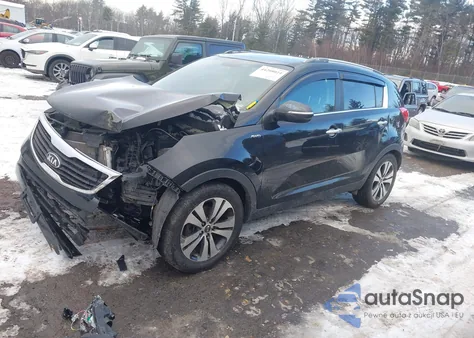 2013 Kia Sportage Ex from USA, damaged, VIN KNDPCCA24D7406495